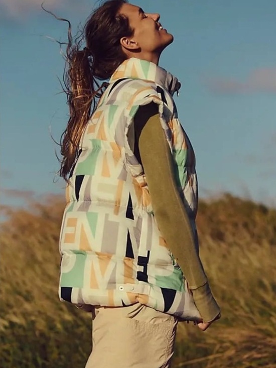 FP Movement by Free People Jackets & Blazers - 17. Free People Movement In A Bubble Printed Puffer Vest - XS